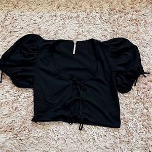 Free People top with ties